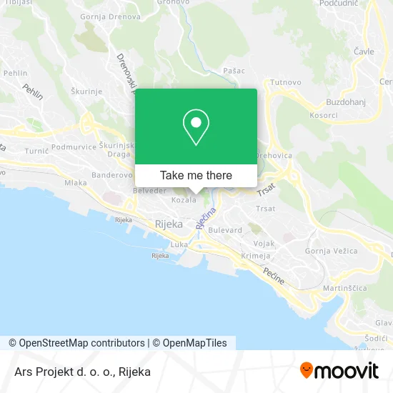 Ars Projekt d. o. o. map