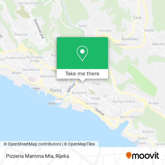 Pizzeria Mamma Mia map