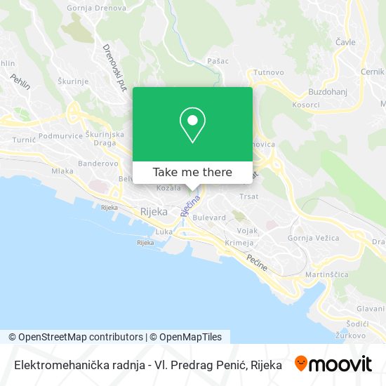 Elektromehanička radnja - Vl. Predrag Penić map