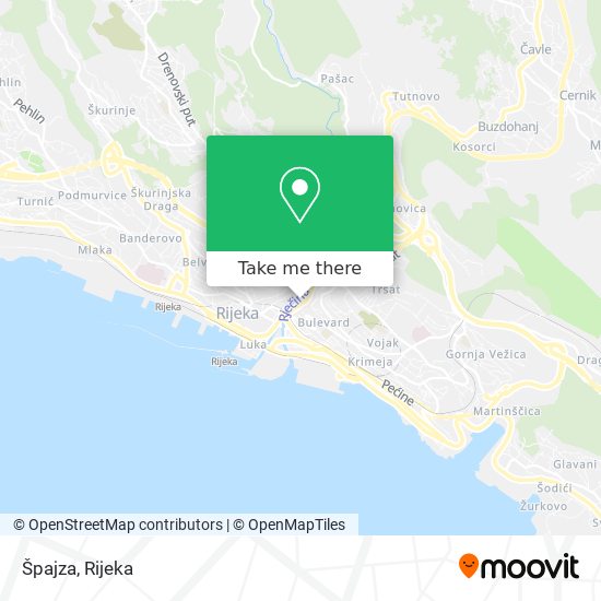 Špajza map