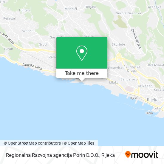 Regionalna Razvojna agencija Porin D.O.O. map