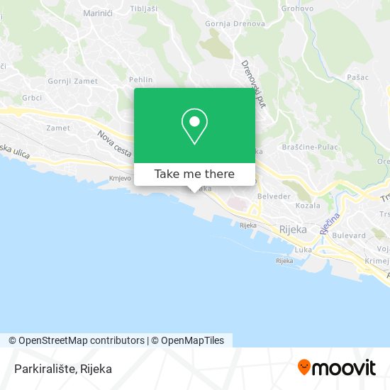 Parkiralište map