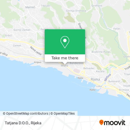 Tatjana D.O.O. map