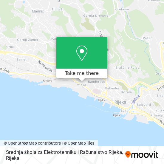 Srednja škola za Elektrotehniku i Računalstvo Rijeka map