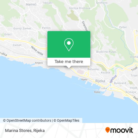 Marina Stores map