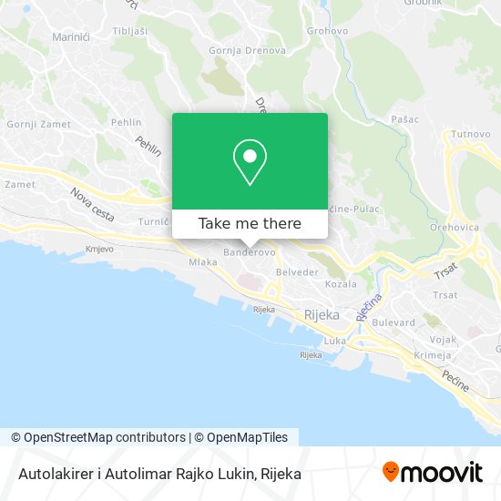 Autolakirer i Autolimar Rajko Lukin map