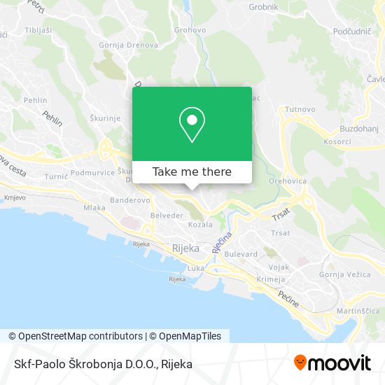 Skf-Paolo Škrobonja D.O.O. map