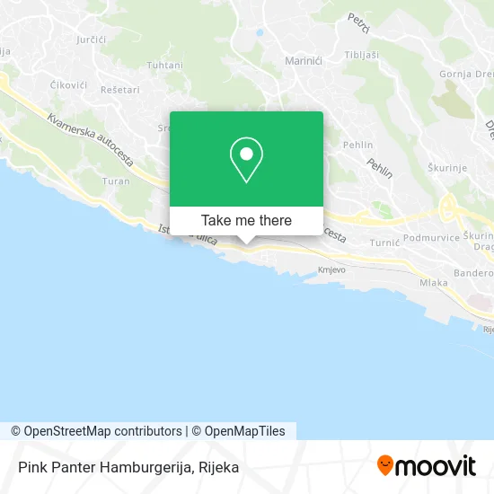 Pink Panter Hamburgerija map