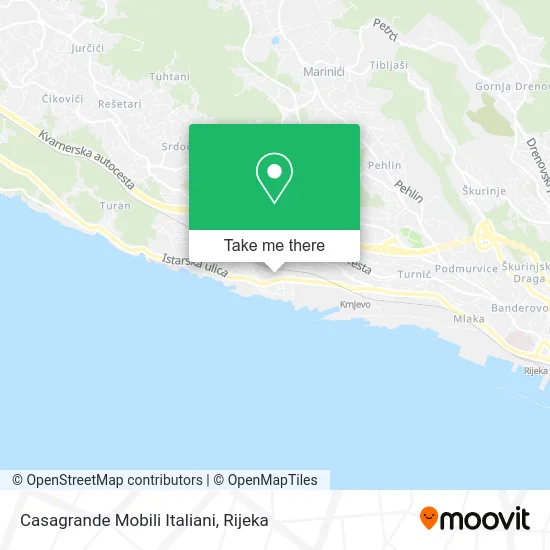 Casagrande Mobili Italiani map