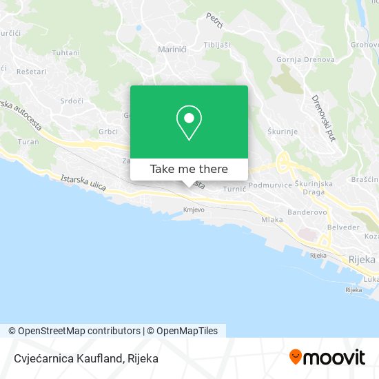 Cvjećarnica Kaufland map