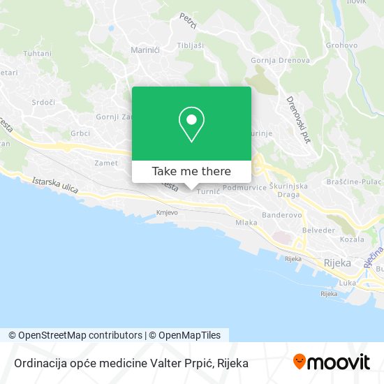 Ordinacija opće medicine Valter Prpić map