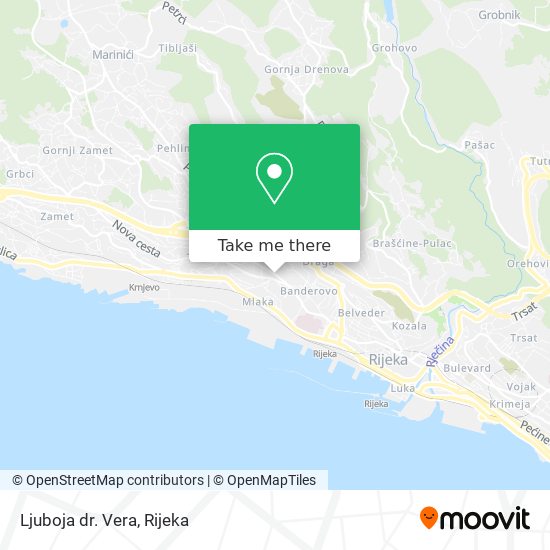 Ljuboja dr. Vera map