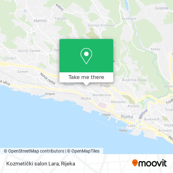 Kozmetički salon Lara map