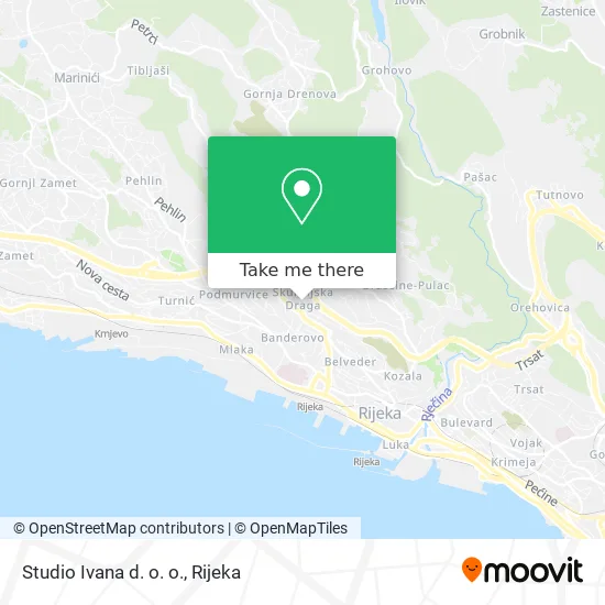 Studio Ivana d. o. o. map
