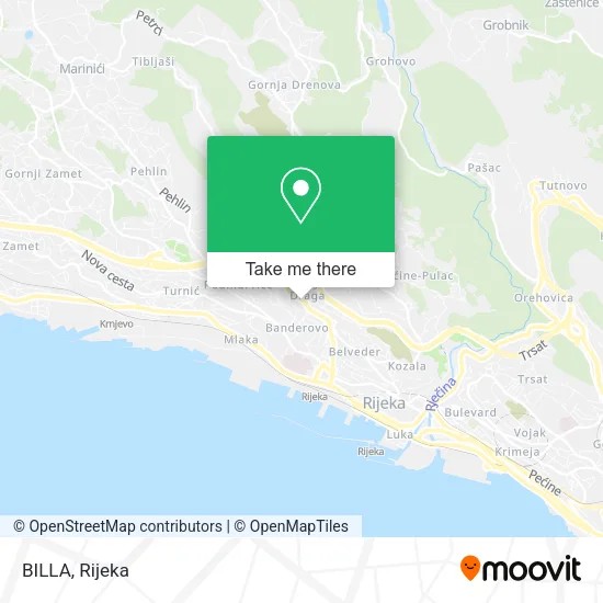 BILLA map
