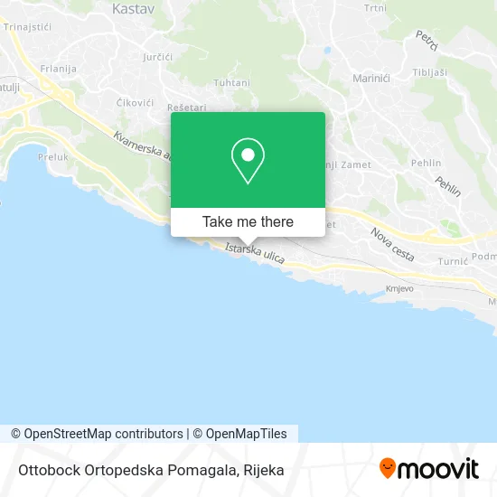 Ottobock Ortopedska Pomagala map