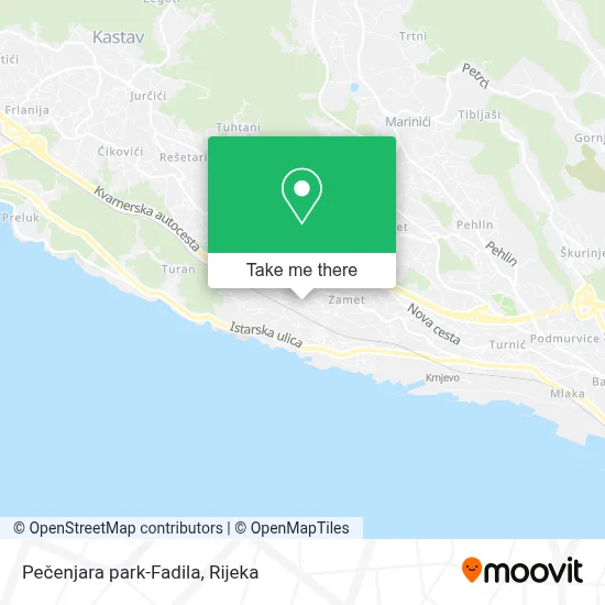 Pečenjara park-Fadila map