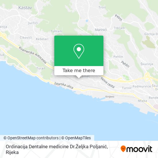 Ordinacija Dentalne medicine Dr.Željka Poljanić map