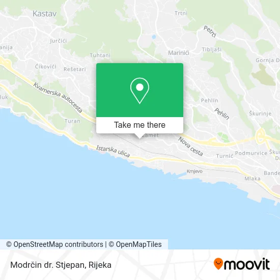 Modrčin dr. Stjepan map
