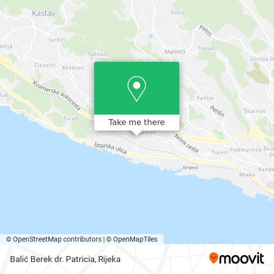Balić Berek dr. Patricia map