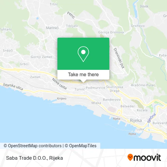 Saba Trade D.O.O. map