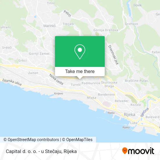 Capital d. o. o. - u Stečaju map