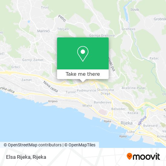 Elsa Rijeka map