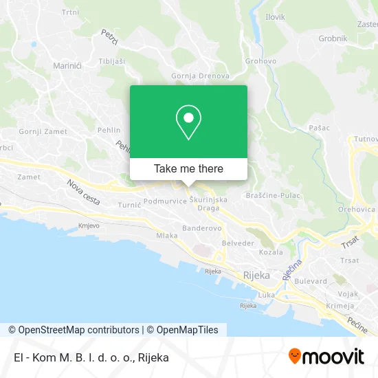 El - Kom M. B. I. d. o. o. map