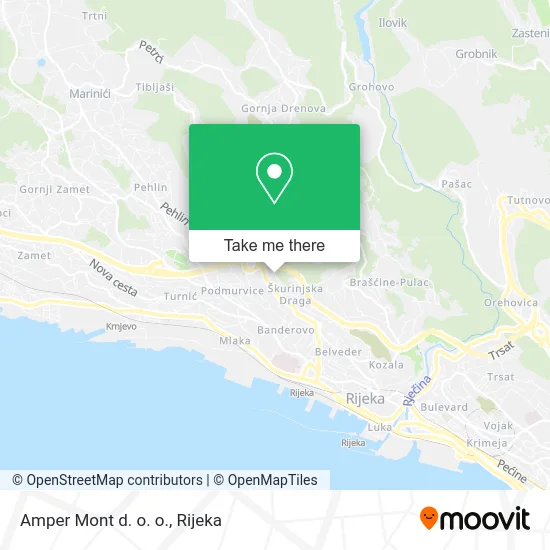 Amper Mont d. o. o. map