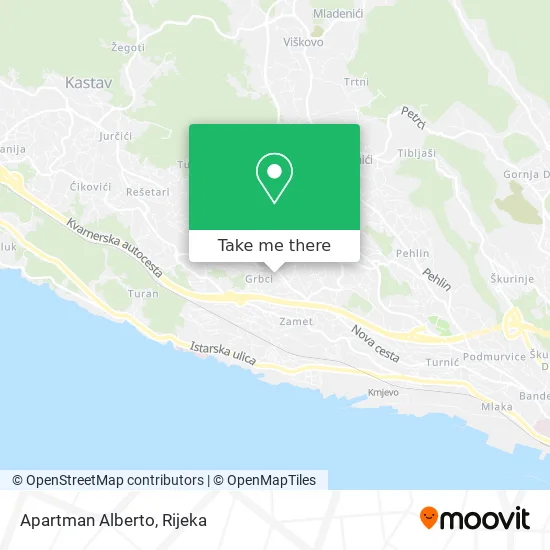 Apartman Alberto map