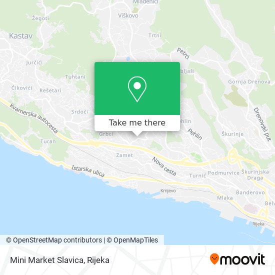 Mini Market Slavica map