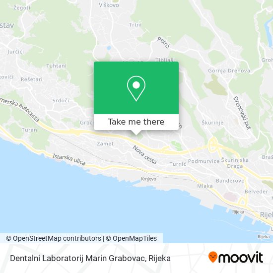 Dentalni Laboratorij Marin Grabovac map