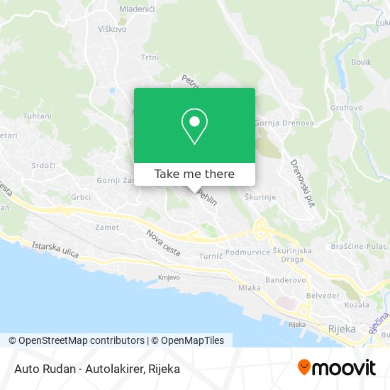 Auto Rudan - Autolakirer map