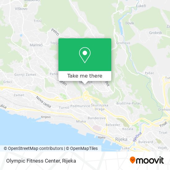 Olympic Fitness Center map