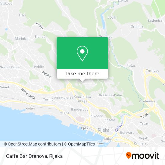Caffe Bar Drenova map