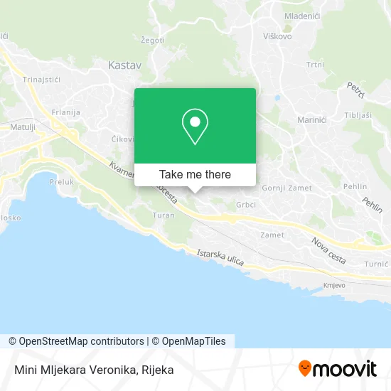 Mini Mljekara Veronika map