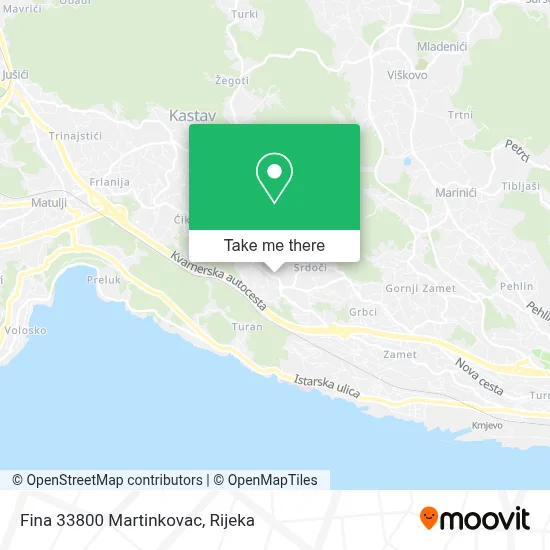 Fina 33800 Martinkovac map