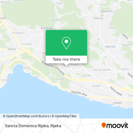 Sancta Domenica Rijeka map