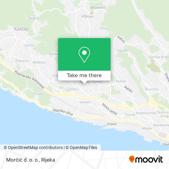 Morčić d. o. o. map