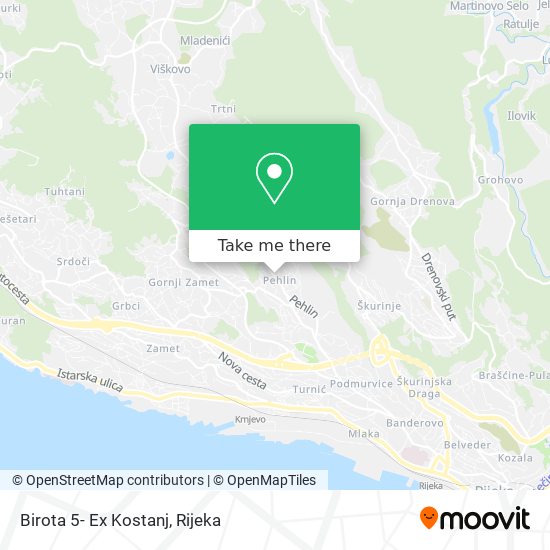 Birota 5- Ex Kostanj map