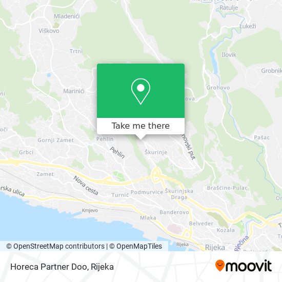 Horeca Partner Doo map