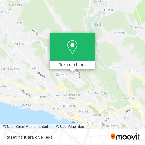 Rašetina Klara dr map