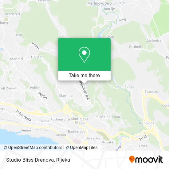 Studio Bliss Drenova map
