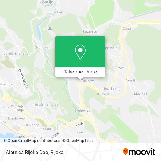 Alatnica Rijeka Doo map