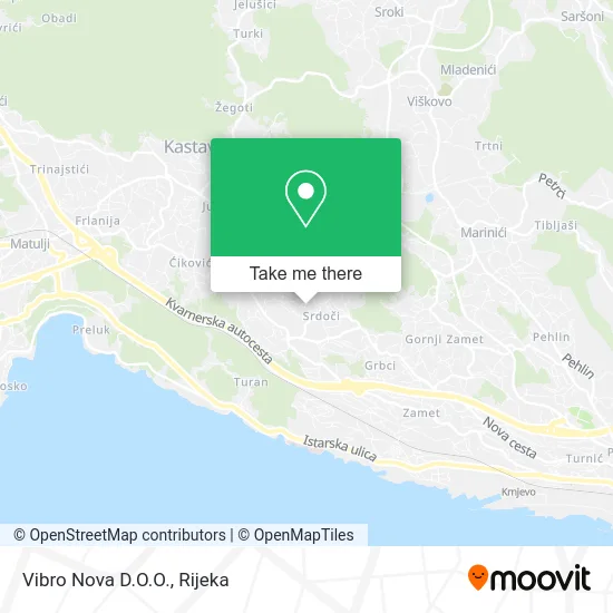 Vibro Nova D.O.O. map