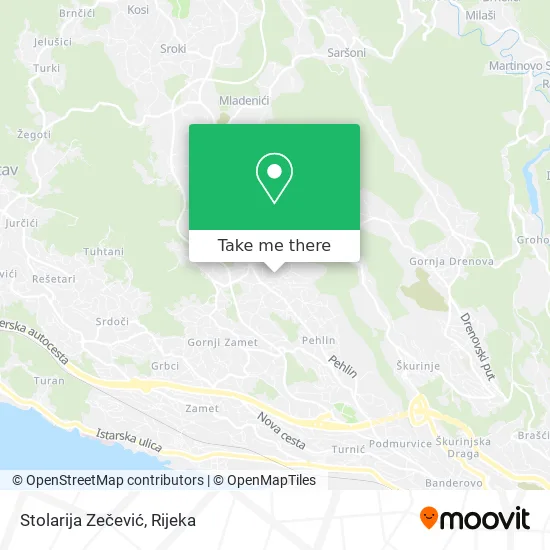 Stolarija Zečević map