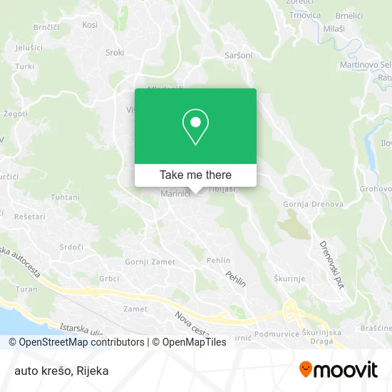 auto krešo map