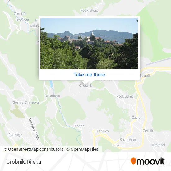 Grobnik map