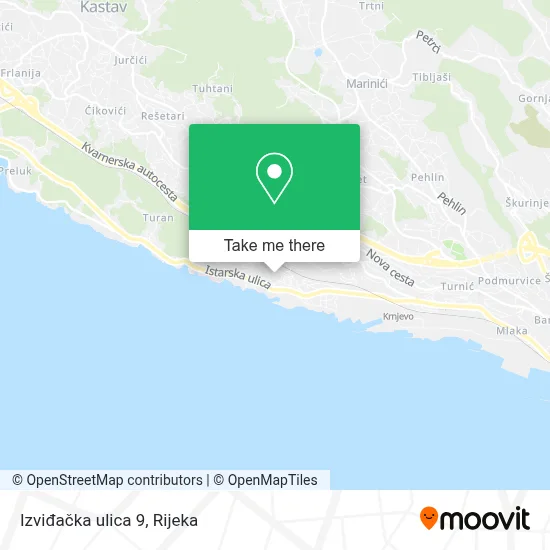 Izviđačka ulica 9 map