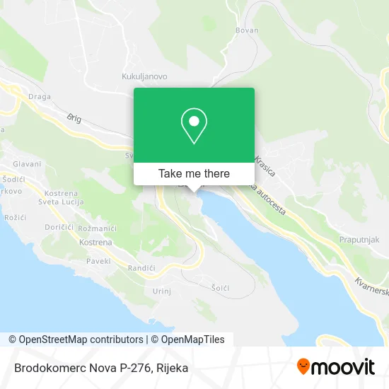 Brodokomerc Nova P-276 map